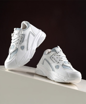 Rowlans comfortable/durable/sneakers/casualshoes/sportshoes/dailyuse Walking Shoes For Women(White , 6)