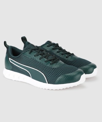 PUMA Cruxston Running Shoes For Men(Green , 9)