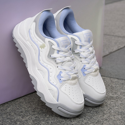 RED TAPE Women's Sneakers | Sleek Design with Cushioned Comfort Sneakers For Women(White, Blue , 6)