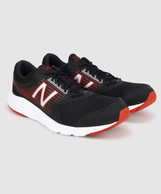 New Balance 411 Running Shoes For Men(Black , 6.5)