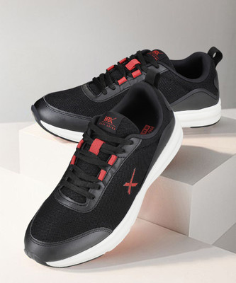 HRX by Hrithik Roshan ACTIVE RUN Walking Shoes For Men(Black , 9)