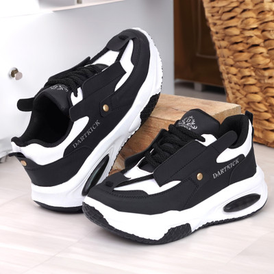DARTKICK DARTKICK Men’s TOP Performance Sneakers – Street Style Design Sneakers For Men(Black , 8)