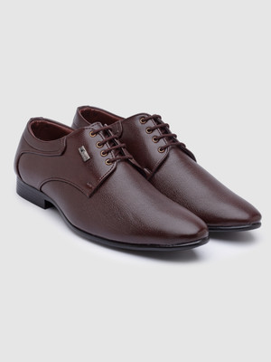 action Lightweight | Comfortable | Trendy | Daily Wear | Synthetic Leather Lace Up For Men(Maroon , 9)