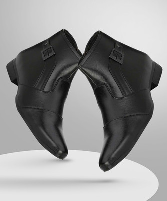 Runway Perfect Style Boots For Men(Black , 10)