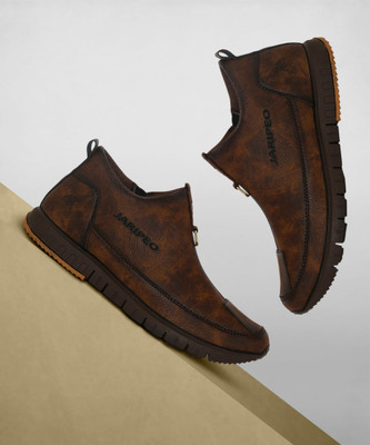 BUCKAROO JARIPEO Hulbart Vegan Boots For Men(Brown)