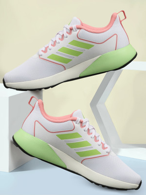 ADIDAS Dash-Run W Running Shoes For Women(White , 6)