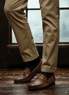 Dmy Loafers For Men(Brown , 6)