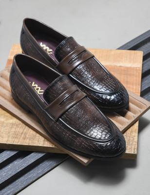 Wave Walker WW-TWISTTER Loafers For Men(Brown , 8)