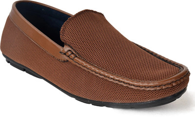 AJANTA Loafers For Men(Tan , 7)