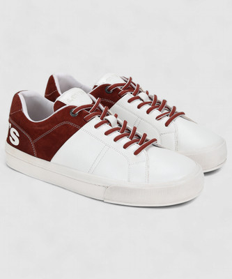 LEVI'S Men's White Color Block Sneakers Sneakers For Men(Multicolor , 10)