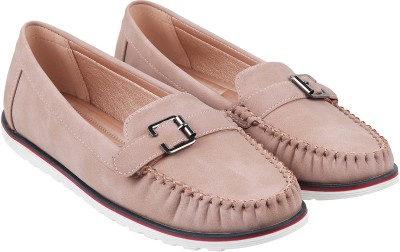 METRO Mocassin For Women(Pink , 4)