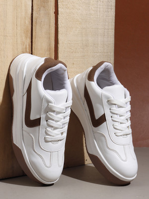 Roadster Sneakers For Women(Brown , 8)