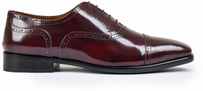 dumanera Oxford For Men(Maroon , 10)