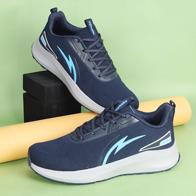 Aqualite Aqualite ROYAL-02 Men's Sports Shoes for Running with Lace-ups & Slip-Resistance Walking Shoes For Men(Navy , 9)