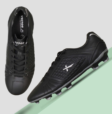 VECTOR X Velocity Football Shoes For Men(Silver, Black , 5)