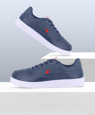 Sparx SM 734 | Stylish, Comfortable | Sneakers For Men(Navy, Red , 7)