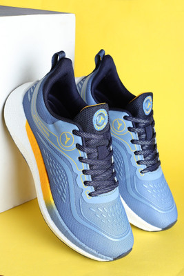 Abros CLUB ETPU Athleisure Cultured Round-Toe Shape & Hyperbeads Technology Walking Shoes For Men(Blue , 6)