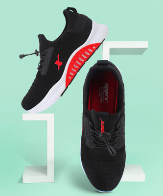 Sparx SM 659 Running Shoes For Men(Black, Red , 6)