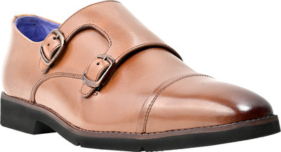 Egle MIPL-3177-1533-BRN Monk Strap For Men(Brown , 7)