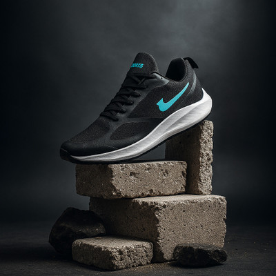 HOTSTYLE Sneakers For Men(Black , 9)