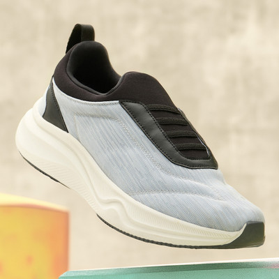 AVANT Breeza Slip- On Walking and Training Shoes-Breathable Mesh, Lightweight Walking Shoes For Men(Grey , 10)