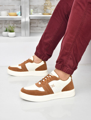 KILLER Modern Sneakers for Men | Casual, Running & Everyday Stylish Shoes Sneakers For Men(Tan , 9)