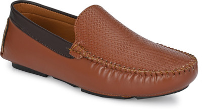 John Karsun Loafers For Men(Tan , 6)