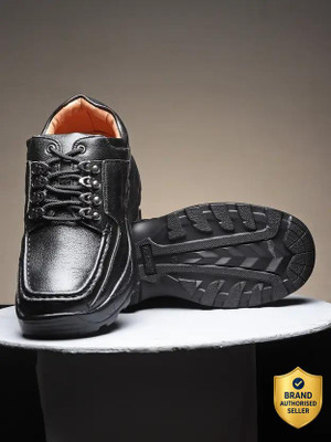 action DOTCOM DCE-122 Microfiber Classic Comfortable Retro Durable Casual Slip-On Boots For Men(Black , 9)