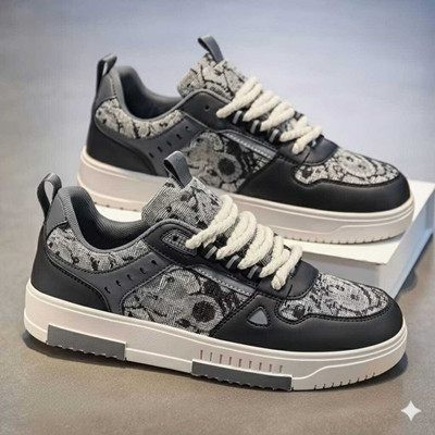 Socklines Teddy Casual Shoes Men Lightweight Daily Use Sneakers Trendy College Outdoor Sneakers For Men(Black , 8)