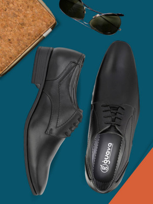 GUAVA GV15JA855 Derby For Men(Black , 9)