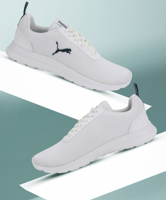 PUMA Bridge Comfort Running Shoes For Men(White , 8)