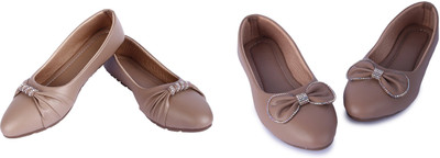 AKD Bellies For Women(Brown, Brown , 6)