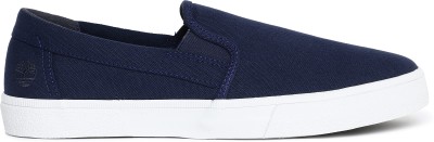 TIMBERLAND Canvas Shoes For Men(Navy , 11.5)