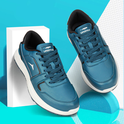 JQR STYLE-009 Sneakers For Men(Blue, Black , 6)