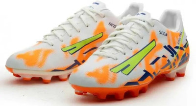 SEGA Football Shoes For Men(White , 8)
