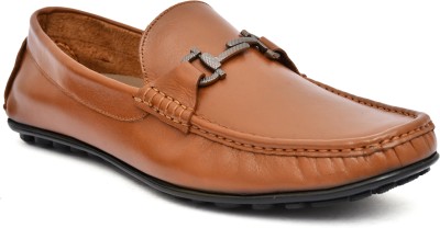 Country Maddox Buckled Leather Loafers For Men(Tan)