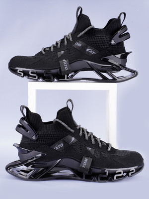 ATOM Spring Edge Alpha 2 Sneakers For Men(Black , 7)