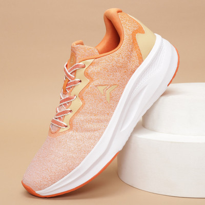 AVANT Voltura Sneaker Shoes with Enhanced Grip Outsole & Laces Casual Sneakers Sneakers For Women(Orange , 6)