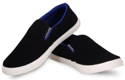 Hotspot Trendy & Stylish Slip On Sneakers For Men(Black, Blue)