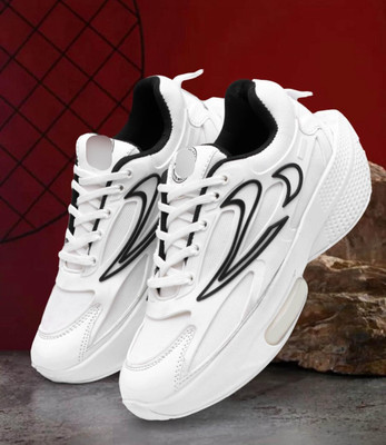 Aadwin HIGH PREMIUM QUALITY Canvas Shoes For Men(White , 7)