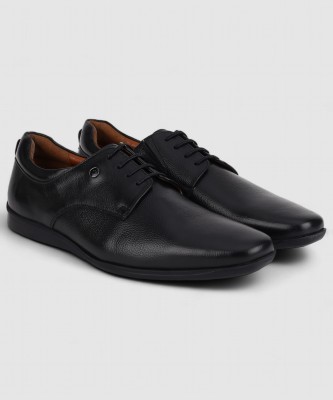 LOUIS PHILIPPE Derby For Men(Black , 9)