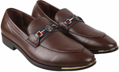 METRO Slip On For Men(Brown , 10)