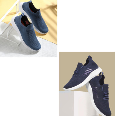 Face Stylish Sports Shoes for Men – Ideal for Running, Gym & Training Sneakers For Men(Blue, Blue , 6)