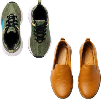 Plama Stylish Casual Shoes for Men – Perfect for Daily Wear Casuals For Men(Tan, Olive , 7)