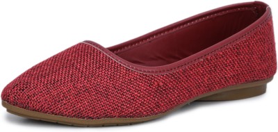 BellaQueen Women Bellies(Maroon , 8)