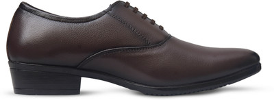 CERFTAN Men's Dark Brown Formal Lace-Up Shoes – Classic, Durable & Comfortable Wear Oxford For Men(Brown , 7)