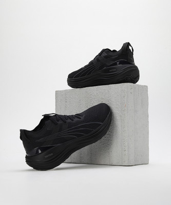 PUMA Foreverrun Nitro Knit Running Shoes For Men(Black , 9)