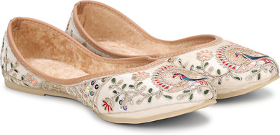 Tryfeet Versatile Designer Flat Festive Juti Bellies For Women(Multicolor , 8)