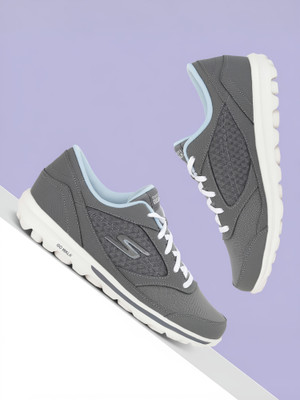 Skechers GO WALK CLASSIC - HI Walking Shoes For Women(Grey , 4)