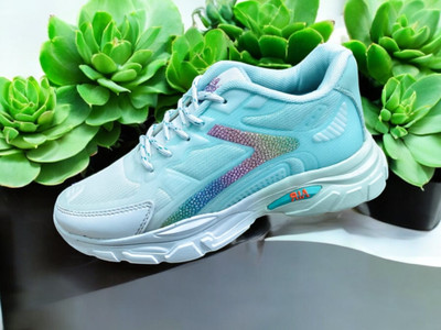 Restroad New Trendy Night Walk And Party Wear Casual And Sneaker Shoes For Women Running Shoes For Women(Green , 4)